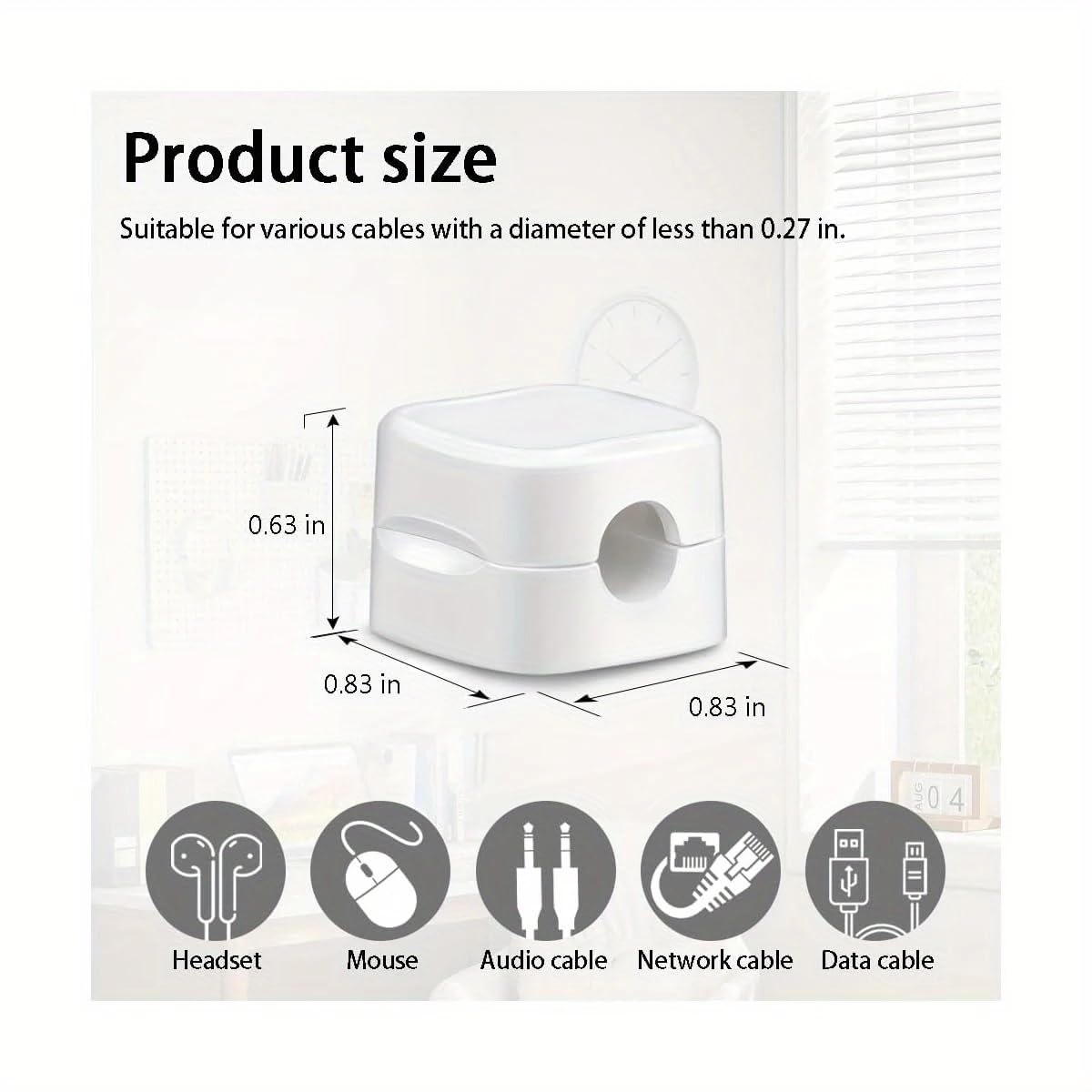 🔥BUY MORE SAVE MORE—Magnetic Cord Organizer, Easy Secure Adhesive Cable Management