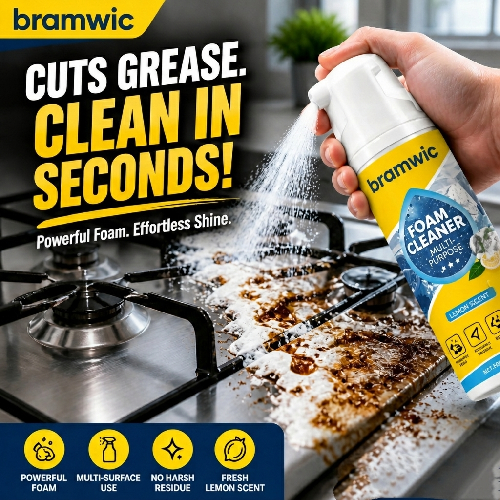 💞Grease & Stain Remover – Foam action, no harsh chemicals. Works on coffee, ink & oil. A true all‑rounder. 🏠✅
