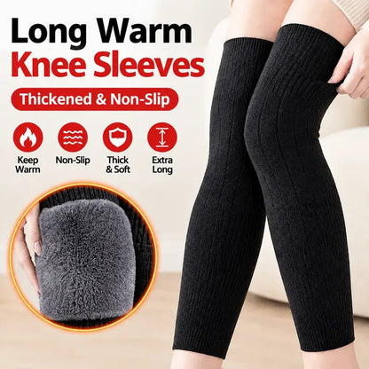 ❄️ Stay Warm This Winter 🔥 49% OFF Thermal Knee Warmers – Thick Fleece Inside & Full Coverage Comfort
