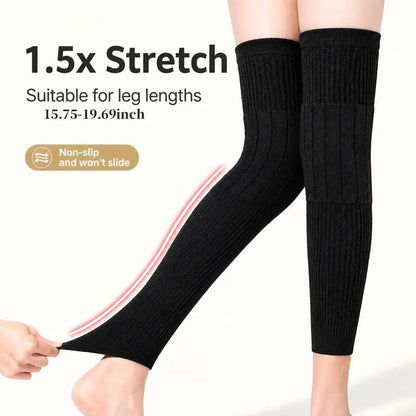 ❄️ Stay Warm This Winter 🔥 49% OFF Thermal Knee Warmers – Thick Fleece Inside & Full Coverage Comfort