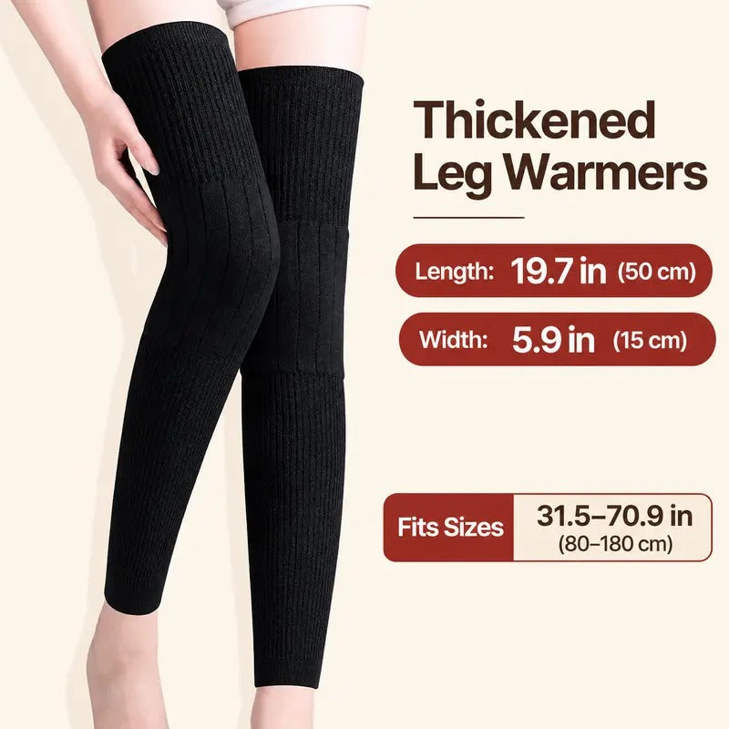 ❄️ Stay Warm This Winter 🔥 49% OFF Thermal Knee Warmers – Thick Fleece Inside & Full Coverage Comfort