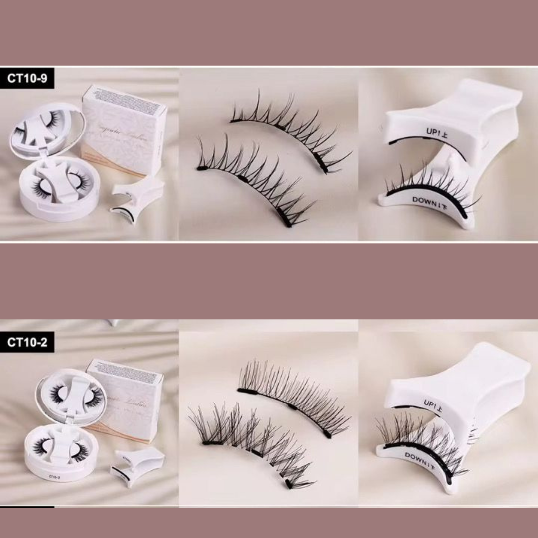 Magnetic Eyelashes with Applicator Kit— Glue-Free, Seconds Apply & All-Day Weightless Wear