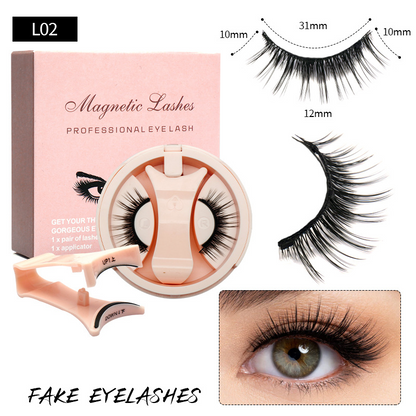 Magnetic Eyelashes with Applicator Kit— Glue-Free, Seconds Apply & All-Day Weightless Wear