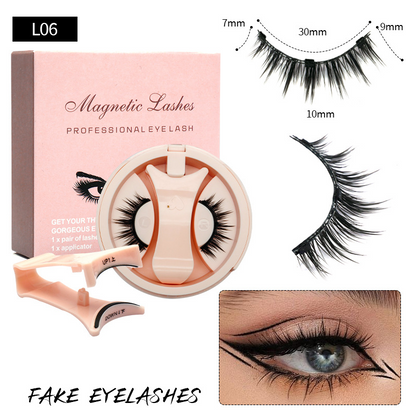Magnetic Eyelashes with Applicator Kit— Glue-Free, Seconds Apply & All-Day Weightless Wear
