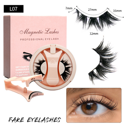 Magnetic Eyelashes with Applicator Kit— Glue-Free, Seconds Apply & All-Day Weightless Wear