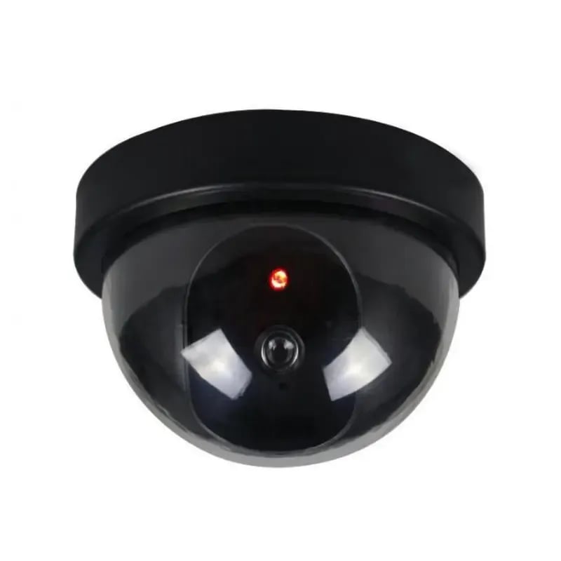 2026 Hot Sale🔴 Dummy Dome Security Camera with Flashing LED – Add a Visible Security Presence