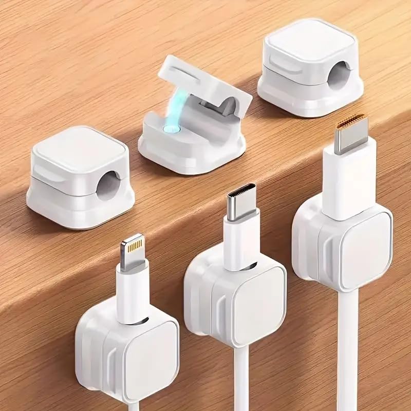 🔥BUY MORE SAVE MORE—Magnetic Cord Organizer, Easy Secure Adhesive Cable Management