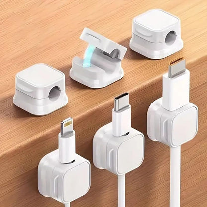 🔥BUY MORE SAVE MORE—Magnetic Cord Organizer, Easy Secure Adhesive Cable Management