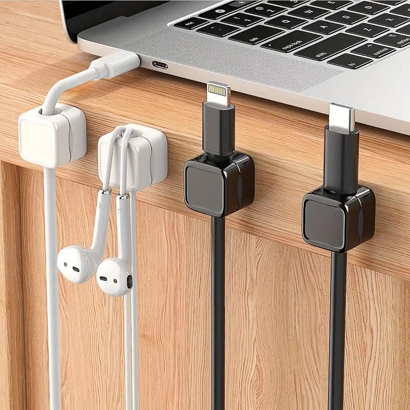 🔥BUY MORE SAVE MORE—Magnetic Cord Organizer, Easy Secure Adhesive Cable Management
