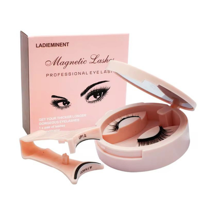 Magnetic Eyelashes with Applicator Kit— Glue-Free, Seconds Apply & All-Day Weightless Wear