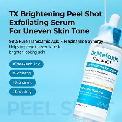 Exfoliating ToneSmoothing TX Duo, Tranexamic Acid &Niacinamide Gentle Peeling for Dark Spot Care