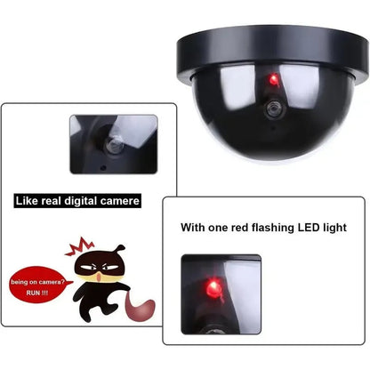 2026 Hot Sale🔴 Dummy Dome Security Camera with Flashing LED – Add a Visible Security Presence