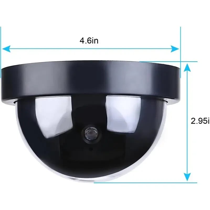 2026 Hot Sale🔴 Dummy Dome Security Camera with Flashing LED – Add a Visible Security Presence