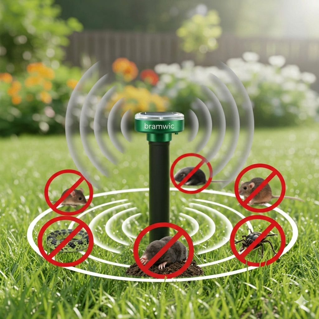Bramwe™ Outdoor Protector - Banish Moles, Voles, Snakes, Rodents and Other Pests For Good Outdoor Protector - Banish Moles, Voles, Snakes, Rodents and Other Pests For Good
