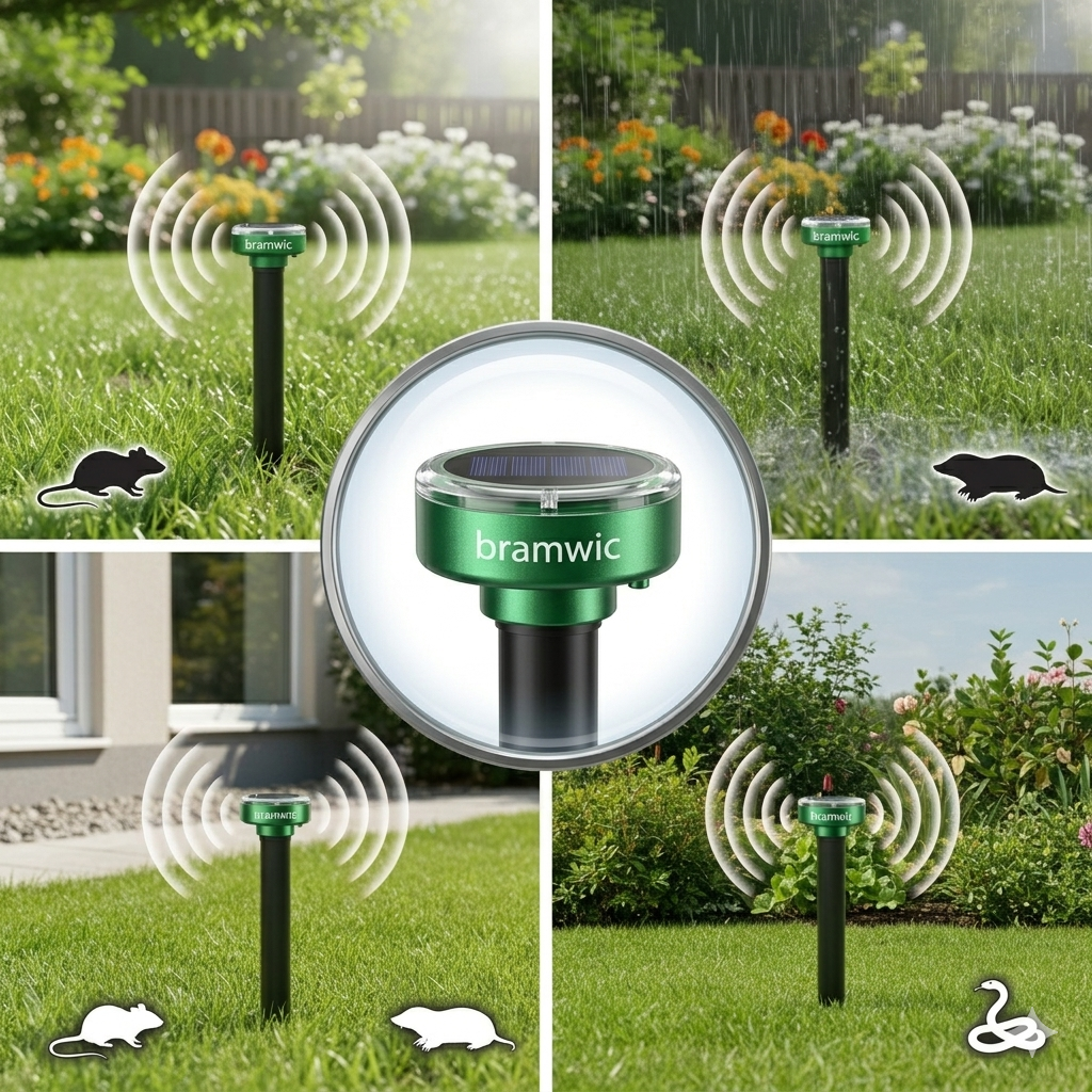 Bramwe™ Outdoor Protector - Banish Moles, Voles, Snakes, Rodents and Other Pests For Good Outdoor Protector - Banish Moles, Voles, Snakes, Rodents and Other Pests For Good