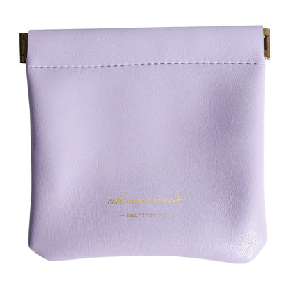 Bramwe - Personalized Snap Closure Leather Organizer Pouch