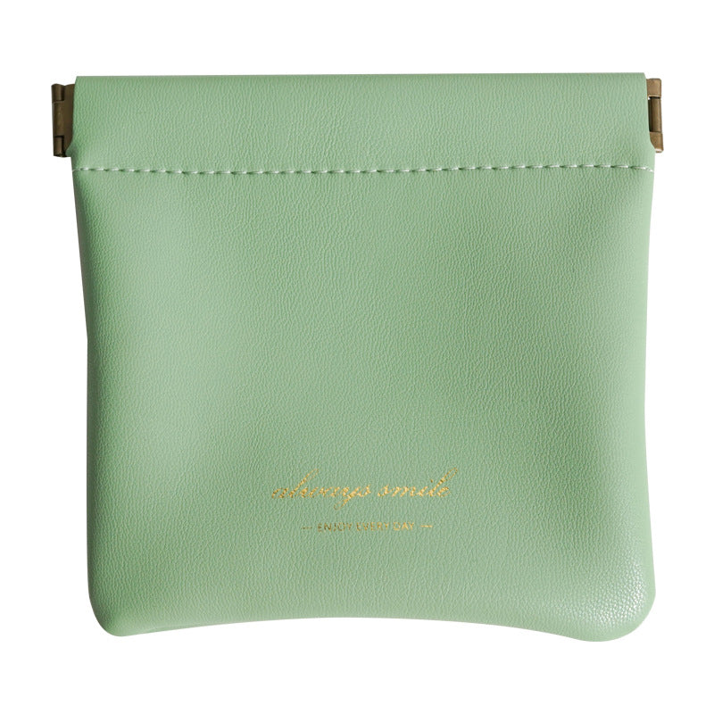 Bramwe - Personalized Snap Closure Leather Organizer Pouch