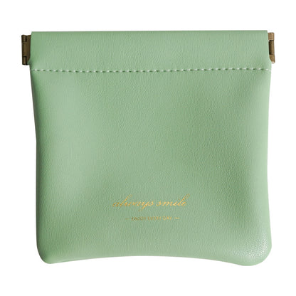 Bramwe - Personalized Snap Closure Leather Organizer Pouch