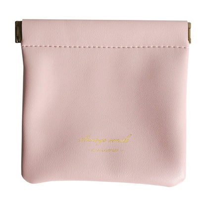 Bramwe - Personalized Snap Closure Leather Organizer Pouch