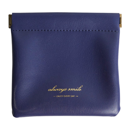 Bramwe - Personalized Snap Closure Leather Organizer Pouch