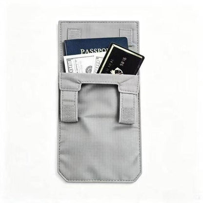 ✈️ Hidden Anti-Theft Passport Pouch – Slim Travel Security Belt Wallet for Cash, Cards & Documents