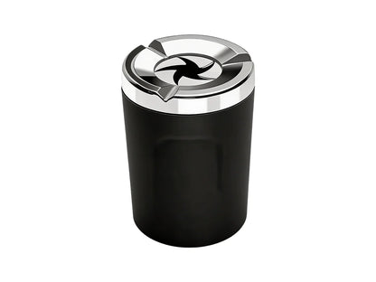 🚗Rotating Car Ashtray with Ceramic Inner Liner, Mechanical Airtight Lid Car Cup‑Holder Ashtray